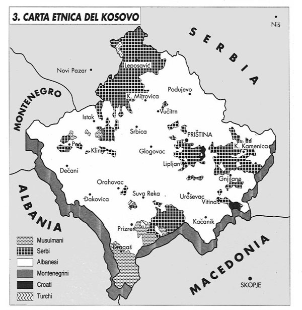 Carta Etnica del Kosovo